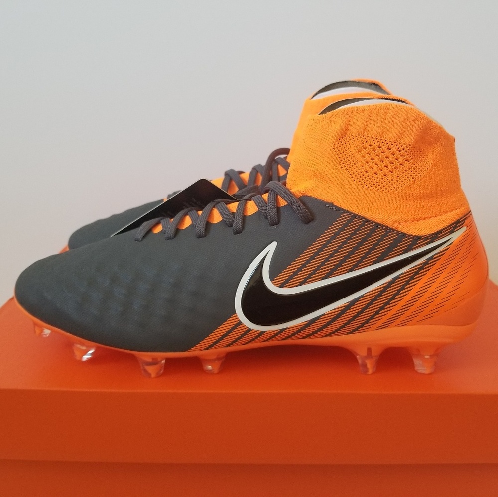 Nike Magista Obra II Pro DF FG Grey Soccer Cleats